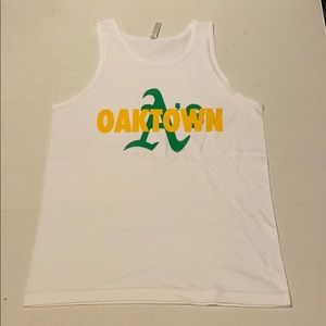 Oakland As men tank top size Medium baseball